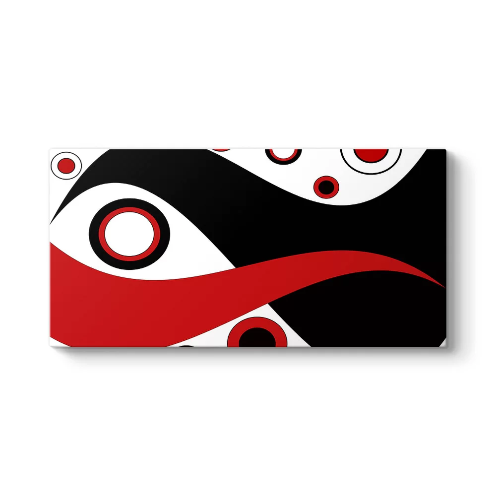 Red Retro Tablosu - Model 5